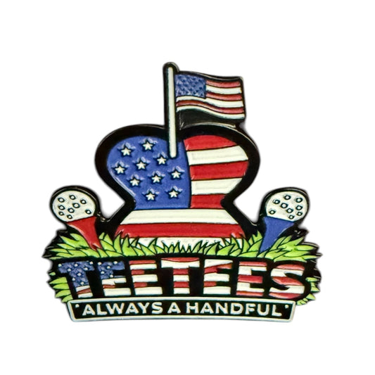 USA Theme TeeTees Metal Ball Marker